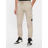 Calvin Klein Jeans Kargo hlače Skinny Washed Cargo Pant J30J324696 Siva Skinny Fit
