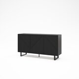 Marckeric Crna komoda 151x80x35 cm Peta – | shoptok.hr