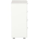  Komoda visoki sjaj bijela 60 x 35 x 80 cm od konstruiranog drva | shoptok.hr