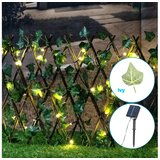 Aigostar LED solarni niz 56xLED/2x0,4m IP65 topla bela ivy Slike
