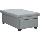  Krevet-sofa na razvlačenje Svijetlo siva 194 x 50 x 82 cm | shoptok.hr