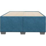 vidaXL Posteljni okvir modra 120x200 cm žamet | Shoptok.si
