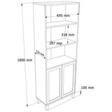 Hanah home Polica za knjige Dune DN5 SJ | Eponuda.com