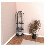 Hanah home polica za knjige mona black smoked glass 40 | ePonuda.com