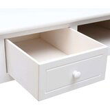  Pisalna miza bela 108x45x76 cm trden les pavlovnije, (20640556) | Shoptok.si