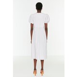 Trendyol Lilac Woven Brode Balloon Sleeve Midi Woven Dress | Eponuda.ba