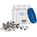 Zed Electronic F-Konektor 7mm extra kvalitet, pak. 100 kom. – FK-XD/100 Cijene