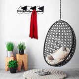 Lessentiel Maison zIdna vešalica Triangle, 60x18cm, Crna | ePonuda.com