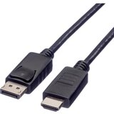 Roline DisplayPort priključni kabel 3.00 m 11.04.5782 sa zaštitom crna [1x muški konektor displayport - 1x muški konekto Cijene