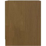 vidaXL Nočna omarica medeno rjava 35,5x33,5x41,5 cm trdna borovina | Shoptok.si