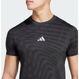 Adidas Tehnička sportska majica 'Gym+' siva / crna / bijela | shoptok.hr