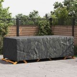 vidaXL Prevleka za zunanje pohištvo Črna 300 x 140 x 90 cm 210D | Shoptok.si