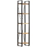 Police za knjige s 5 razina 40 x 30 x 180 cm masivno drvo manga | shoptok.hr