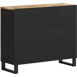  Komoda s 2 vrata 90 x 33 x 75 cm od masivnog drva manga | Eponuda.ba