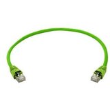 Telegärtner L00004A0084 RJ45 omrežni kabel CAT6a S/FTP 7.5 m zelena ognjevaren, z zaščitnim zapornim zatičem, dvojno zaščiten, dvojno oklopljen, PUR p, (20416758) Cene