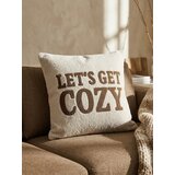 Sinsay Dekorativna navlaka za jastuk s natpisom „Let's get cozy“ | shoptok.hr
