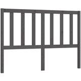  Uzglavlje za krevet sivo 166 x 4 x 100 cm od masivne borovine | shoptok.hr