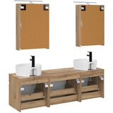  Set ormarića za kupaonicu 5 kom. Hrast artisan | shoptok.hr