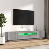  2-dijelni set TV ormarića LED boja hrasta od konstruiranog drva | Eponuda.com