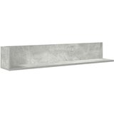 Zidne police 2 kom Beton siva 100x16,5x16,5cm Konstruirano drvo | shoptok.hr