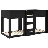 Krevet na kat za djecu Crni hrast 90 x 200 cm Konstruirano drvo | shoptok.hr