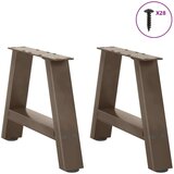  Noge za klub stolić A-oblika 2 kom 50 x (30-31) cm čelik - Prirodna 50 x (30-31) cm 1 | shoptok.hr
