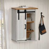 Viseći ormarić HALDEN s kliznim vratima bijeli 49x22,5x70cm bor | shoptok.hr