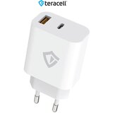 Teracell Kućni punjač Evolution TC-15GP/ QC 3.0/ PD 3.0/ 20W sa kablom Type-C na iPhone Lightning beli 1.2m | ePonuda.com