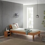 Zandiara postelja natura, masiven hrast, 90x200 | Shoptok.si
