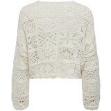 Only Pletena jopa 'ONLBeach' off-bela | Shoptok.si