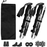 INF Črni ročaj Unisex set pohodnih palic 7075 aluminij, ultralahke, (5000291034) Cene