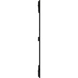  Zidno uzglavlje crno 82,5 x 3 x 110 cm od masivne borovine | shoptok.hr