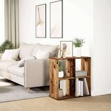 vidaXL Pregrada / regal za knjige boja drva 69,5x29x69,5 cm drveni | shoptok.hr