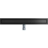 Tuš kanal 2-u-1 sa 360° sifonom Crna 80 cm Nehrđajući čelik 304 | shoptok.hr