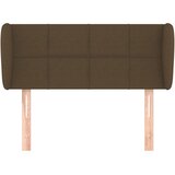  Uzglavlje s ušima tamnosmeđe 93x23x78/88 cm od tkanine | Eponuda.com