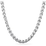 IZMAEL Muški lanac SC-22871 - Srebrna / 3mm / 50cm | shoptok.hr