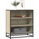 vidaXL Komoda sonoma hrast 68x35x76 cm inženirski les in kovina, (22010679) | Shoptok.si