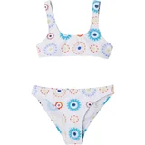 Desigual Bikini azur / svetlo modra / rumena / oranžna / bela