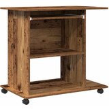 Maison Chic Računalniška miza - pisarniška miza iz starega lesa 80x50x75 cm Inženirski les, (21785613) | Shoptok.si