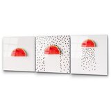 WALLXPERT dekorativna slika od kaljenog stakla (3 komada )uv 853 50 x 50 | ePonuda.com