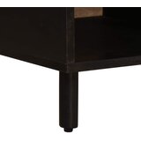  Kava Stol Bijelo 80 x 50 x 40 cm Čvrsto drvo manga | shoptok.hr