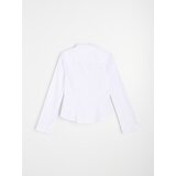 Sinsay Pamučna jednobojna slim fit košulja | shoptok.hr