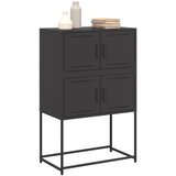  Komoda crna 68,5 x 38,5 x 107 cm čelična | shoptok.hr
