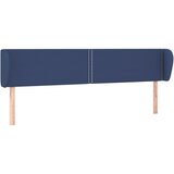 Maison Chic Vzglavna omarica - Nočna omarica - Posteljna omarica z ušesi modro 183x23x78/88 cm blago, (21708888) Cene