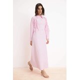 Trendyol Modest Ženska haljina Tctss26Eb00094, Roze Cene