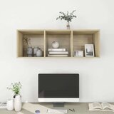 vidaXL Zidni TV ormarić boja hrasta sonome 37 x 37 x 107 cm od iverice | shoptok.hr
