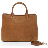 Polo Ralph Lauren MARCY 36 SATCHEL LARGE Smeđa | shoptok.hr