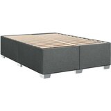 vidaXL Box spring postelja z vzmetnico temno siva 160x200 cm blago | Shoptok.si