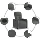  Naslonjač od tkanine tamnosivi | shoptok.hr