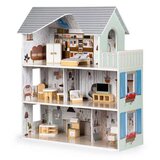 ECO TOYS DRVENA KUĆICA ZA LUTKE SA NAMEŠTAJEM Emma Residence | ePonuda.com